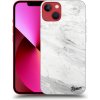 Pouzdro a kryt na mobilní telefon Apple Pouzdro Picasee silikonové Apple iPhone 13 - White marble čiré