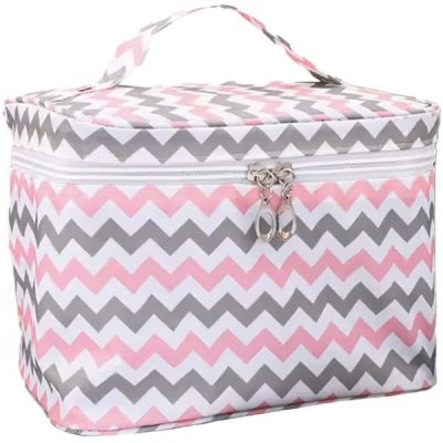 KUFRYPLUS kosmetická taška TB13773 cikcak – Zboží Dáma