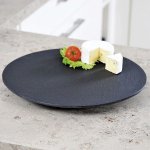 Kesper Servírovací tác podnos 35,5cm kulatý břidlice – Zboží Dáma