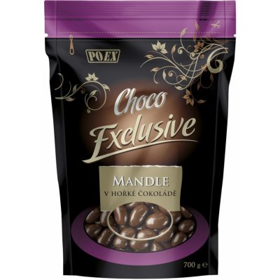 Poex Mandle v hořké čokoládě 700 g – Zboží Dáma