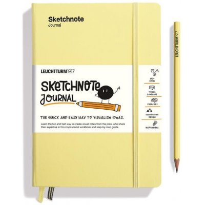 Leuchtturm1917 Sketchnote Journal A5 Vanilla – Zboží Živě