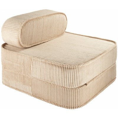 Wigiwama Flip dětské křesílko hnědá/light 60 cm 25 cm 65 cm – Zboží Dáma