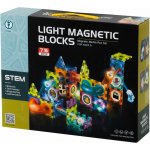 KIK KX5144 Magnetická dráha svítící 75 ks – Zboží Dáma