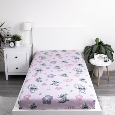 Jerry Fabrics Prostěradlo Lilo and Stitch Pink 90x200x25 – Hledejceny.cz