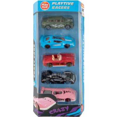 PLAYTIVE Autíčko Playtive Racers 5 kusů Crazy Cars série 2 1:64 – Zbozi.Blesk.cz