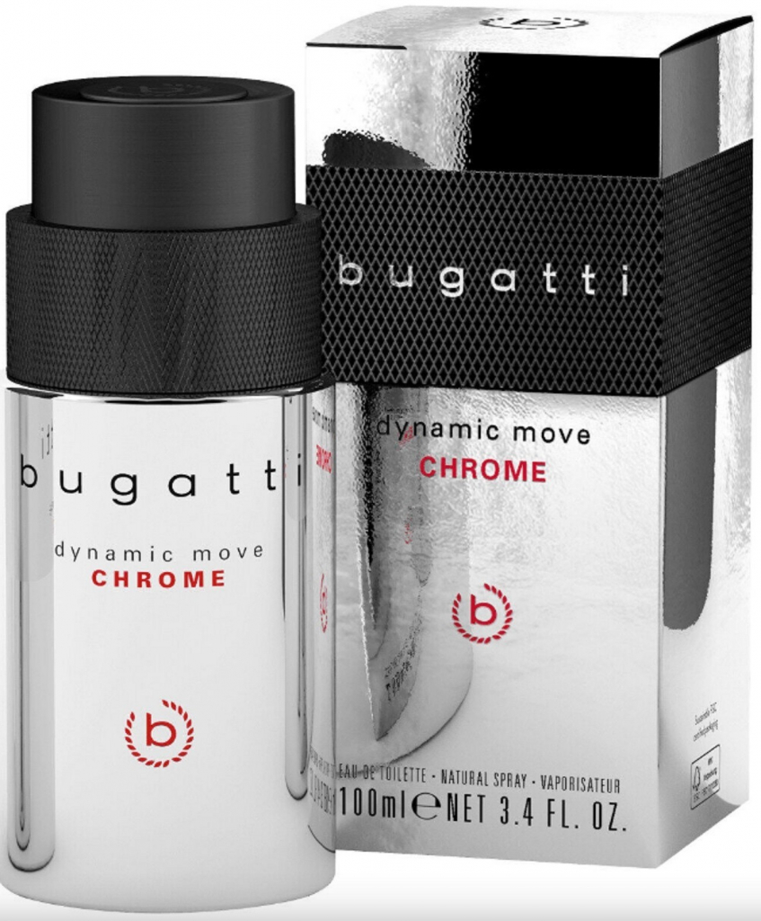 Bugatti Dynamic Move Chrome toaletní voda pánská 100 ml