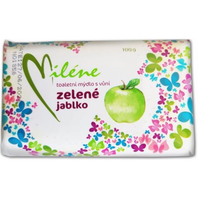 Miléne Zelené jablko toaletní mýdlo 100 g – Zboží Mobilmania