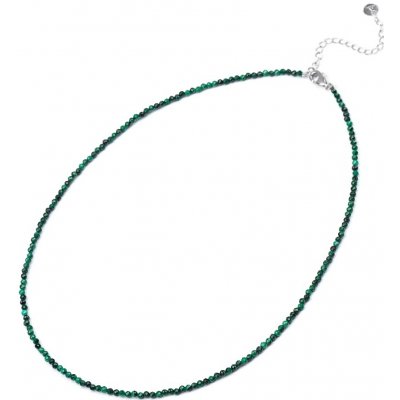 Agato Minerální náhrdelník s korálky z malachitu POL-N07/47L – Zboží Dáma