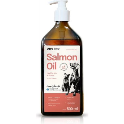 Lab-V 100% lososový olej pro psy a kočky všech věkových kategorií 500 ml – Hledejceny.cz