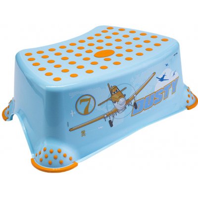 OKT Dětský taburet v modré barvě s motivem Planes - 40x28x14 cm – Zboží Mobilmania