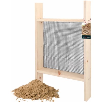 Stavební síto na štěrkopísek a maltu dřevěné 4x4 mm – Sleviste.cz