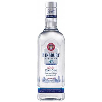 Finsbury Platinum 47 London Gin 47% 1 l (holá láhev)
