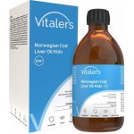 Vitaler's Norský olej z tresčích jater pro děti Omega-3 1200 mg 250 ml – Hledejceny.cz