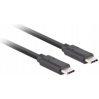 Lanberg CA-CMCM-32CU-0005-BK Cable USB-C M/M 3.2 Gen2, 0,5m