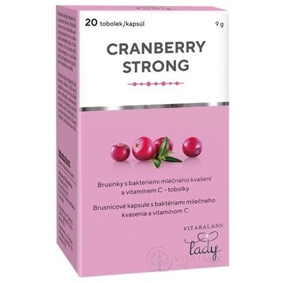Vitabalans Cranberry Strong 20 kapslí – Hledejceny.cz