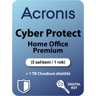 Acronis Cyber Protect Home Office Premium 5 lic. 1 rok + 1 TB Cloudové úložiště (ACPHOE5-1-1)