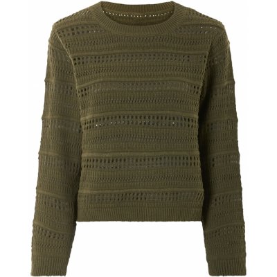 esmara Dámský pletený svetr khaki – Zboží Dáma