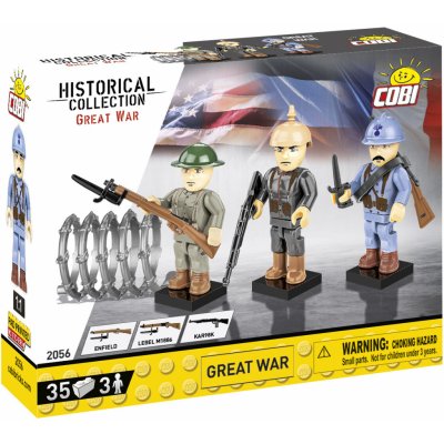 Cobi 2056 3 figurky s doplňky 1. světová válka – Zboží Dáma