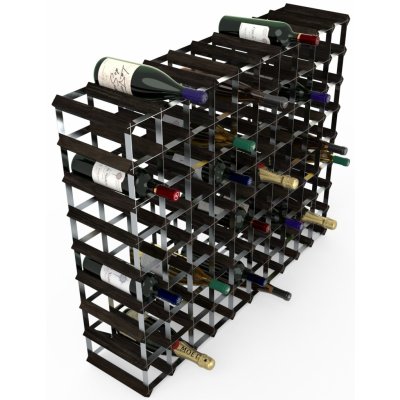 RTA Stojan na víno RTA na 90 lahví, černý jasan - pozinkovaná ocel / sestavený, WNRK4155