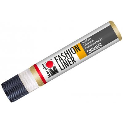 Marabu Fashion liner zlatý třpytivý 25 ml – Hledejceny.cz