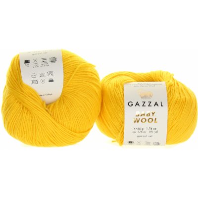 Gazzal Baby Wool 812 žlutá – Hledejceny.cz