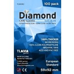 TLAMA games Obaly na karty Diamond Blue: European Standard 59x92 mm 100 ks – Zboží Mobilmania