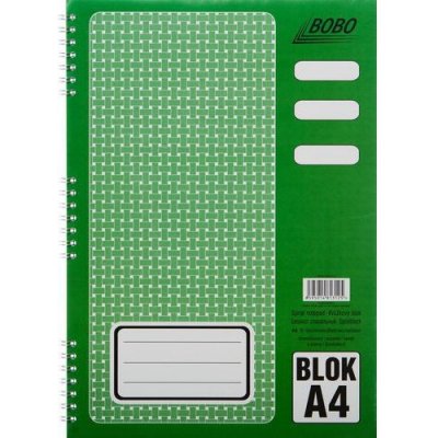 Extera Blok A4 s kovovou boční spirálou čtverečkovaný 5 ks – Zbozi.Blesk.cz