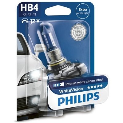 Philips White 9006WHVB1 HB4 P22d 12V 51W – Zboží Mobilmania