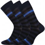 Lonka DEMERTZ luxusní ponožky z mercerované bavlny tm. modrá – Zboží Mobilmania
