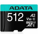 ADATA MicroSDXC 512 GB AUSDX512GUI3V30SA2-RA1 – Hledejceny.cz