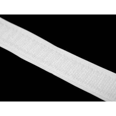 Suchý zip samolepící háček (hook) 20mm bílý metráž – Sleviste.cz