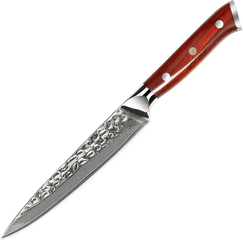 The Knife Brothers Rosewood víceúčelový damaškový nůž 6\