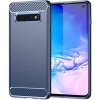 Pouzdro a kryt na mobilní telefon Samsung Protemio 75388 FLEXI TPU kryt Samsung Galaxy S10 modrý