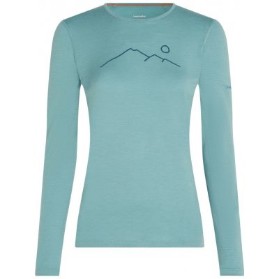 ICEBREAKER Wmns 200 Oasis LS Crewe Rainer Ridg Hydro – Zboží Dáma