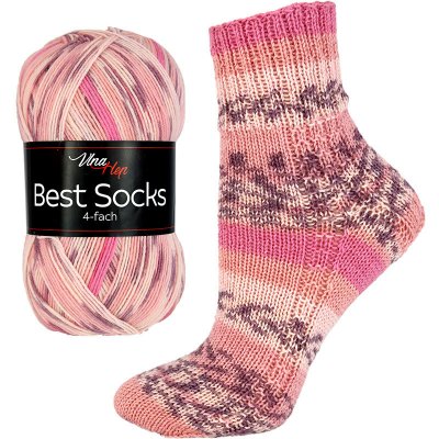 Vlna-hep Příze Best socks 4-fach - ponožková - vlna Best socks: 7303