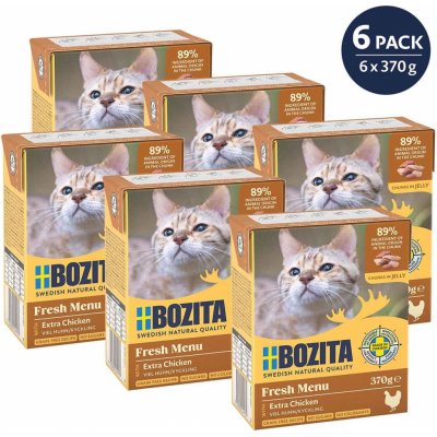 Bozita Cat kousky jelly kuřecí 6 x 370 g – Zbozi.Blesk.cz