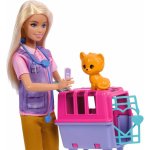 Mattel Barbie Zachraňuje zvířátka Blondýna – Zboží Dáma