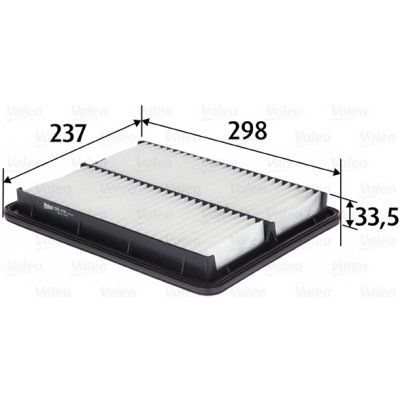 VALEO Vzduchový filtr 585478 – Hledejceny.cz