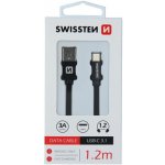 Swissten 71521201 USB/USB-C, 1,2m, černý – Hledejceny.cz