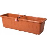 Plastkon Samozavlažovací Truhlík FANTAZIE teracota 60 x 19 x 18 cm – Zboží Dáma