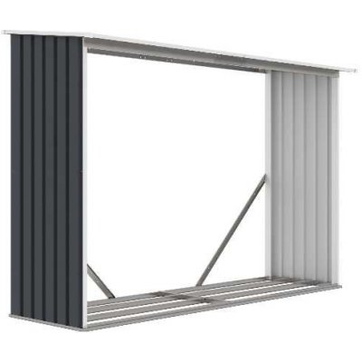 PENTA CZ s.r.o. Přístřešek na dřevo G21 WOH 181 - 242x75 cm, antracit – Sleviste.cz