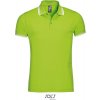 Pánské Tričko Sol's Pasadena Men pánské piqué polo lime bílá zelená