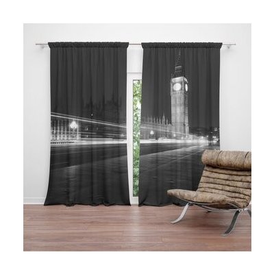 Sablio Závěs Westminsterský palác: 2ks 140x250cm – Hledejceny.cz