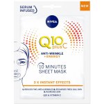 Nivea Q10 Plus C Anti-Wrinkle + Energy 10 minutová textilní pleťová maska 1 ks – Zboží Dáma