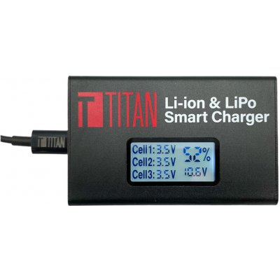 TITAN Inteligentní digitální nabíječ V2 Li-Ion, Li-Po baterií – Sleviste.cz