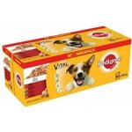 Pedigree adult šťáva hovězí kuře krůta jehně 40 x 100 g – Sleviste.cz