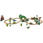 Playtive Dřevěná železnice Dinoland Statek – Zboží Dáma