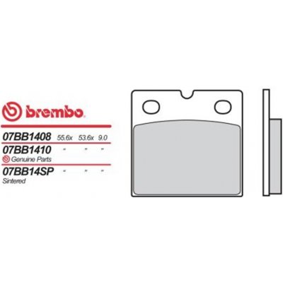Přední brzdové destičky Brembo BMW 1000 K 100 RS 1983 - směs 18 | Zboží Auto