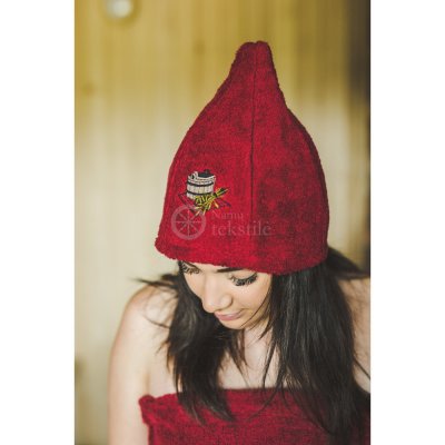 Wooline Čepice červená vědro – Sleviste.cz