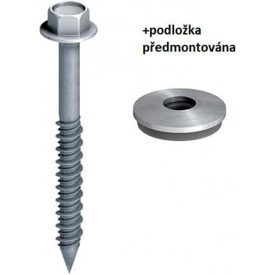 EJOT KOTVENÍ EJOT šroub do betonu BS-R-6,3-V16 s podložkou 16mm Varianta: BS-R-6,3x200-V16 – Hledejceny.cz